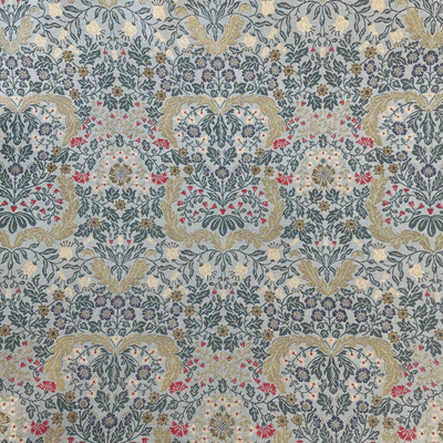 Arbustus Duck Egg - Cotton Mix Tapestry Fabric